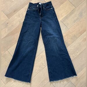 Frame Denim Le Palazzo Crop size 26 wide leg - majesty wash